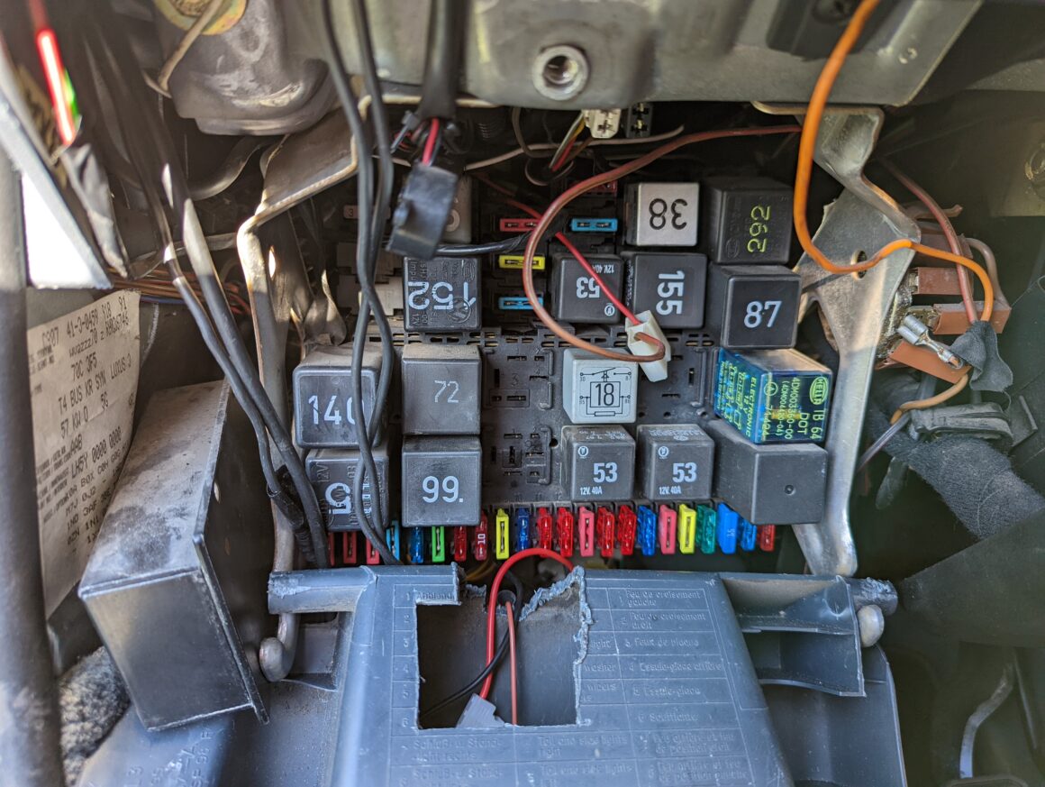 VW T4 fuse box